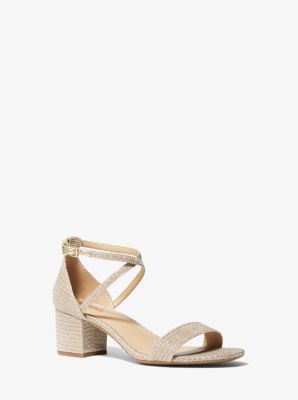 Serena Flex Glitter Chain Mesh Sandal Michael Kors Canada