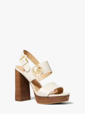 Summer Leather Platform Sandal