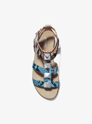 Wren Ombré Snake Embossed Leather Gladiator Sandal image number 2
