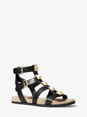 Wren Studded Leather Sandal Michael Kors Canada