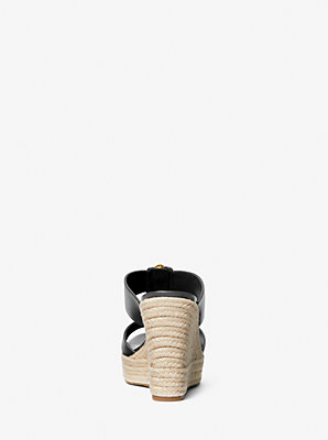 Bradley Leather Wedge Sandal