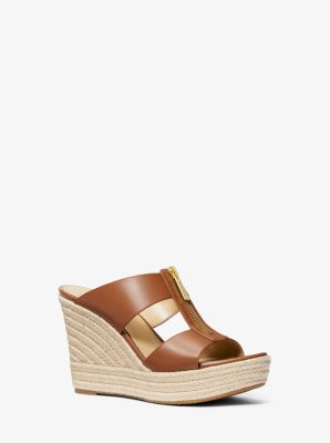 Bradley Leather Wedge Sandal image number 0