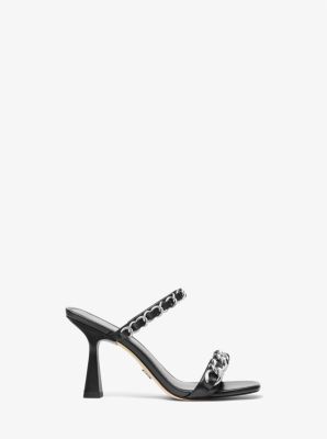 Clara Embellished Leather Sandal