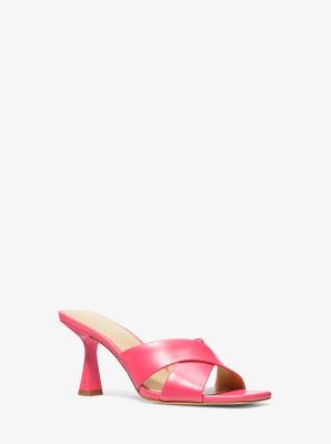 【Michael Kors】Clara llic Snake Embossed Leather Mule Clara Metallic Snake Embossed Leather Mule | Michael Kors [US]