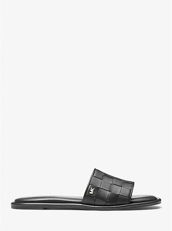 Hayworth Woven Leather Slide Sandal image number 1