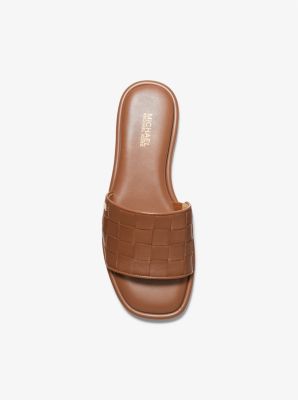 Hayworth Woven Leather Slide Sandal image number 2