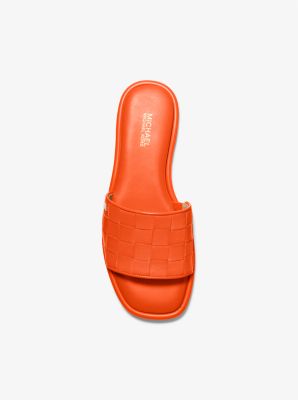 Michael kors store sandals orange