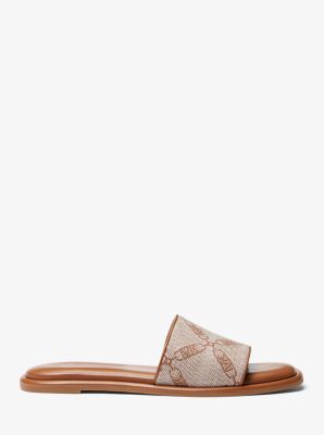 Hayworth Empire Logo Jacquard Slide Sandal image number 1