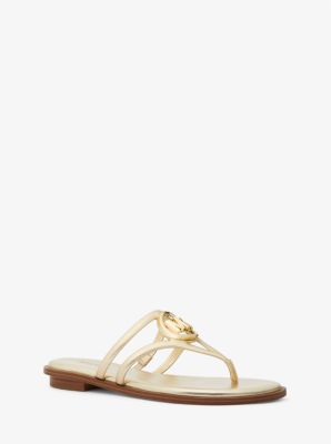 【Michael Kors】☆サンダル☆ Hampton llic Leather Sandal Hampton Leather Sandal | Michael Kors Canada [CA]