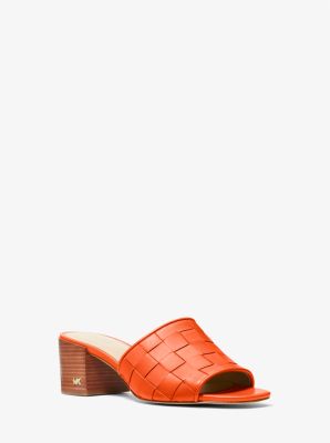 Michael kors slides mens sales orange