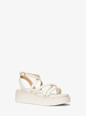 Tyra Embellished Slide Sandal Michael Kors