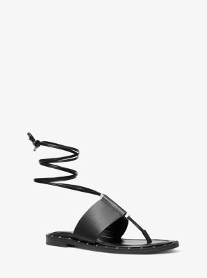 Jagger Leather Lace-Up Sandal | Michael Kors