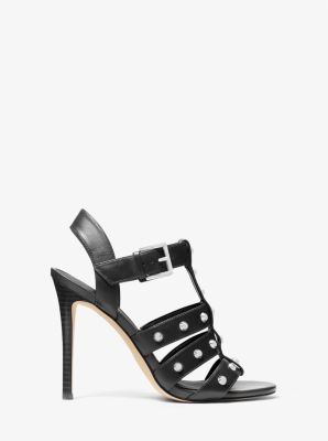 Jagger Studded Leather Sandal | Michael Kors