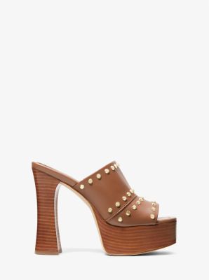 【MICHAEL KORS】SALE★ JAGGER スタッディド レザー サンダル Jagger Studded Leather Platform Sandal | Michael Kors Canada