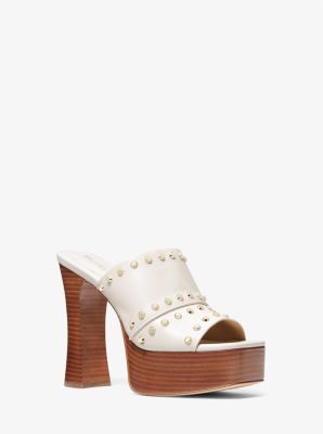 Michael Kors Clogs High Studded Shoes 