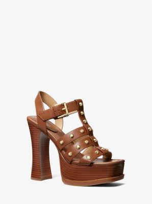 Jagger Studded Leather Platform Sandal image number 0