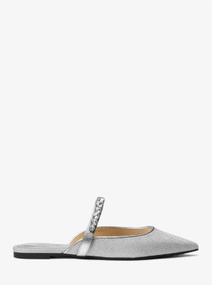 Sabot Jessa Flex in mesh glitterato con decorazioni image number 1