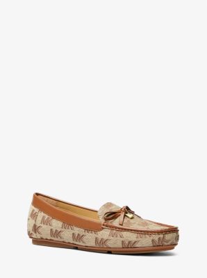Juliette Logo Jacquard Loafer in BLACK - Sale | Michael Kors [US]