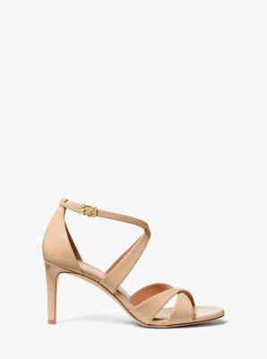 Kinsley Faux Patent Leather Sandal Michael Kors Canada