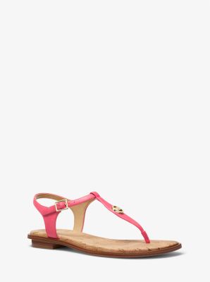 Michael kors t strap sandals hotsell