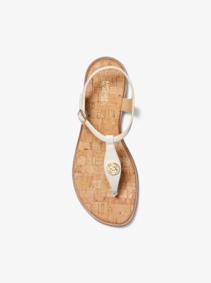 Michael kors t strap sandals best sale