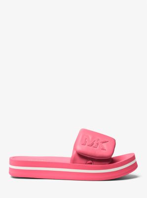 Faux Leather Platform Slide Sandal image number 1