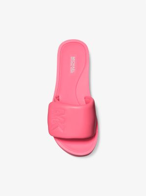 Faux Leather Platform Slide Sandal image number 2