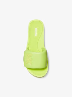 Faux Leather Platform Slide Sandal image number 2