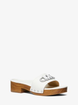 Michael michael kors on sale burke leather platform sandal