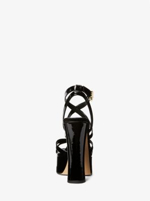 Paola Faux Patent Leather Sandal