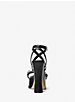 Paola Chain Embellished Leather Platform Sandal image number 2