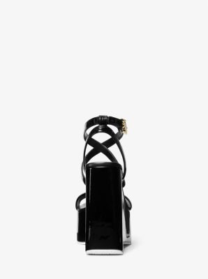 Paola Faux Patent Leather Wedge Sandal image number 2