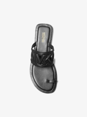 Alma Leather Flat Sandal | Michael Kors [US]