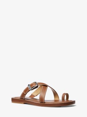 Ashton Leather Flat Sandal image number 0