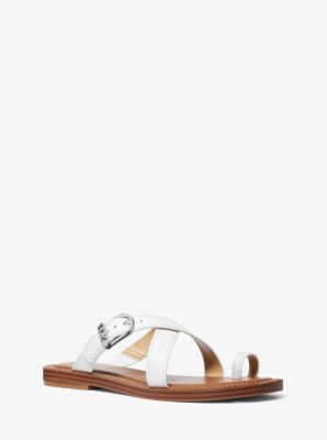 Ashton Leather Flat Sandal