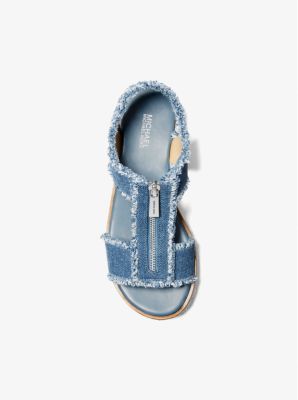 Berkley Frayed Denim Espadrille image number 2