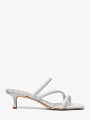 Celia Patent Kitten Sandal