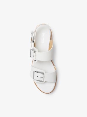 Colby Leather Flatform Sandal | Michael Kors