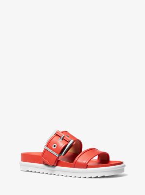 Designer Sandals Flat Heeled Platform Sandals Michael Kors