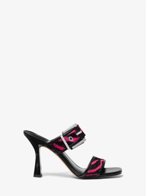 Colby Zebra Print Calf Hair Sandal image number 1