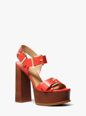 Colby Leather Platform Sandal image number 0