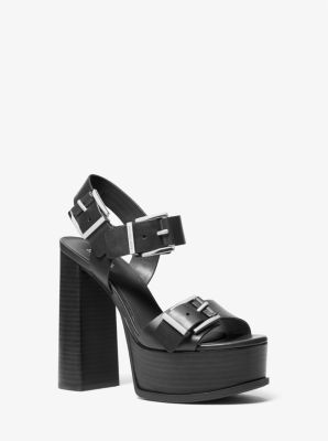 Colby Leather Platform Sandal image number 0