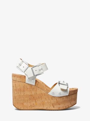 Colby Leather Wedge Sandal