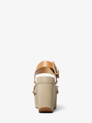 Colby Leather Wedge Sandal
