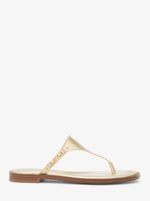 Daniella Metallic Leather Sandal