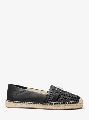 Espadrille Ember en cuir et paille image number 1
