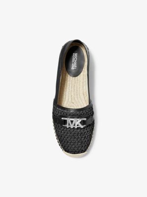 Ember Leather and Straw Espadrille