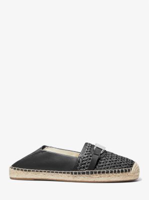 Espadrille Ember en cuir et paille image number 3