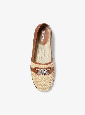 Espadrille Ember en cuir et paille image number 2