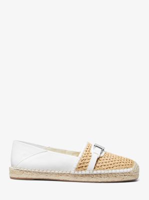 Espadrille Ember en paille et en cuir